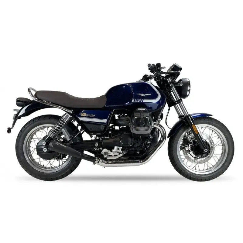 IXIL pair of exhaust silencers OVC11SB MOTO GUZZI V7 850 SPECIAL /  2021 - 2024 - OM338SSB-OM339SSB - NOT APP