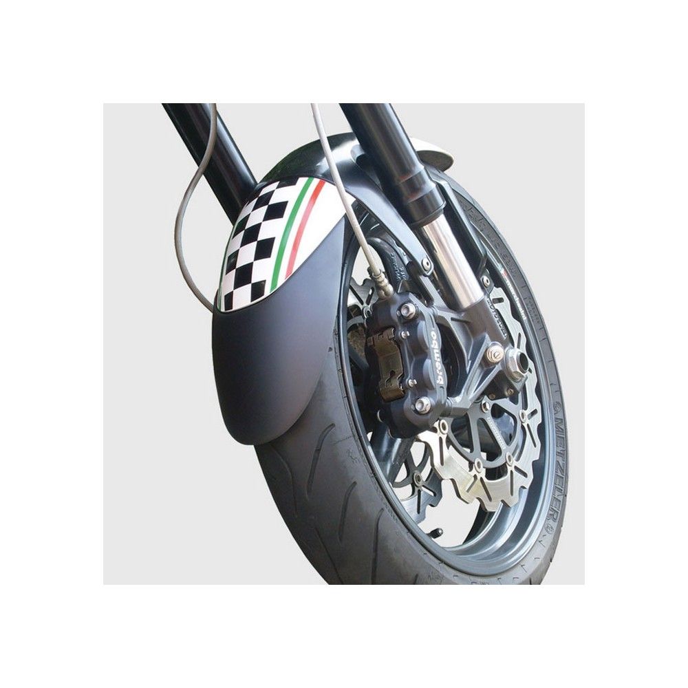 ERMAX yamaha FZ8 2010 2017 extension of FRONT mudguard black