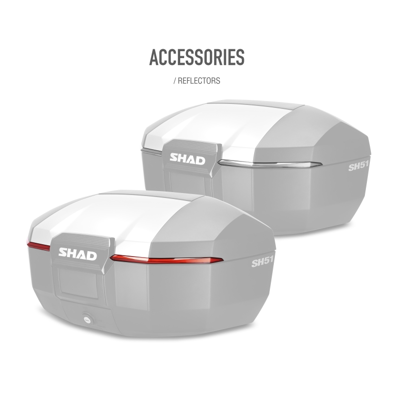 SHAD Top Case moto aluminium SH51 TERRA - D0B51200