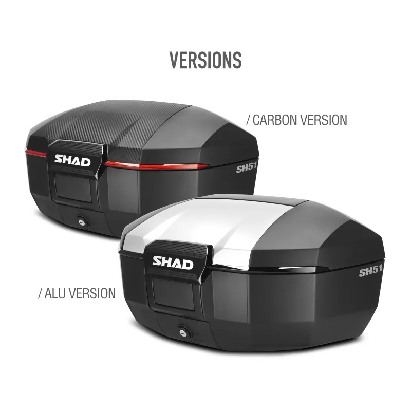 SHAD Top Case moto aluminium SH51 TERRA - D0B51200