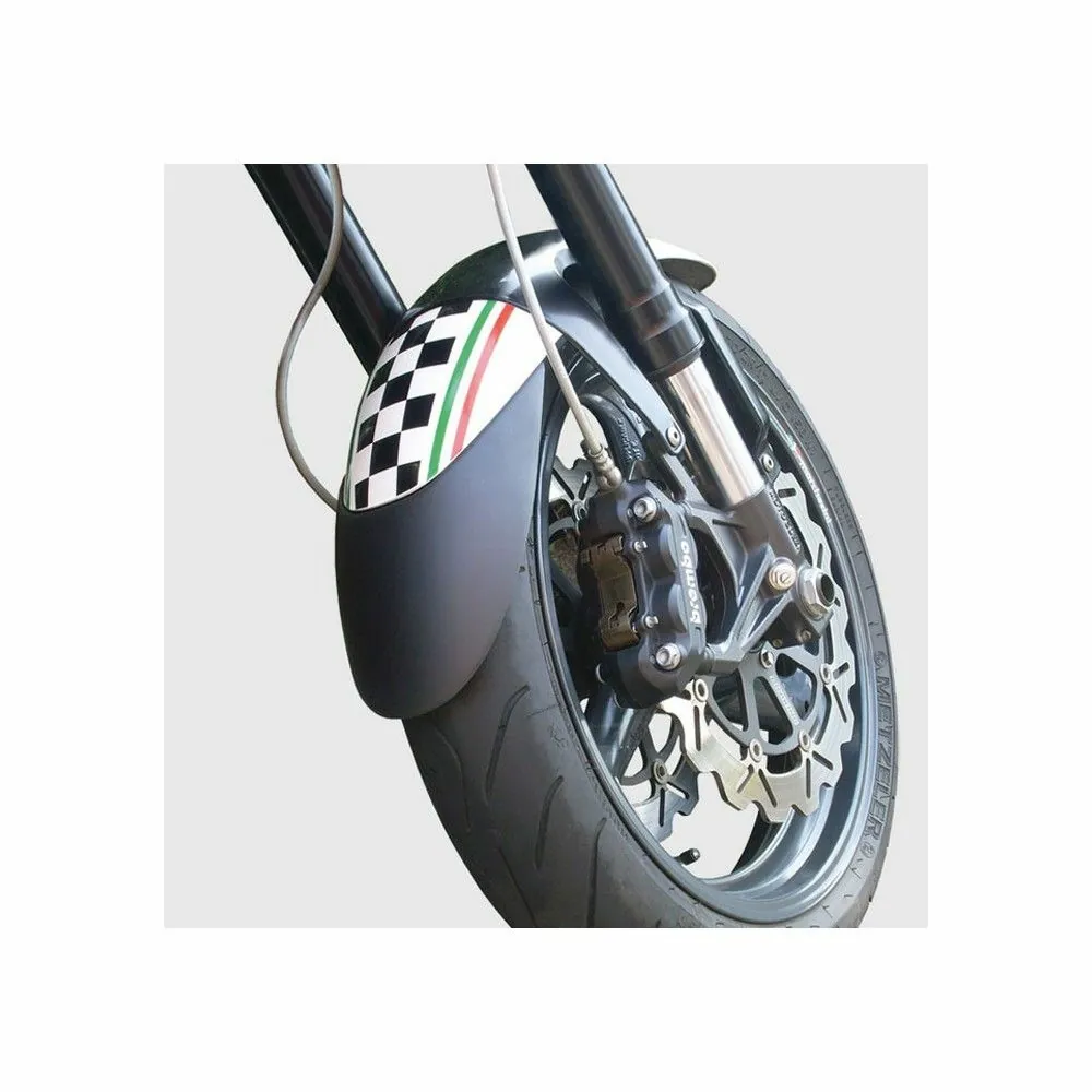 ERMAX yamaha XSR 700 2016 2020 extension of FRONT mudguard black