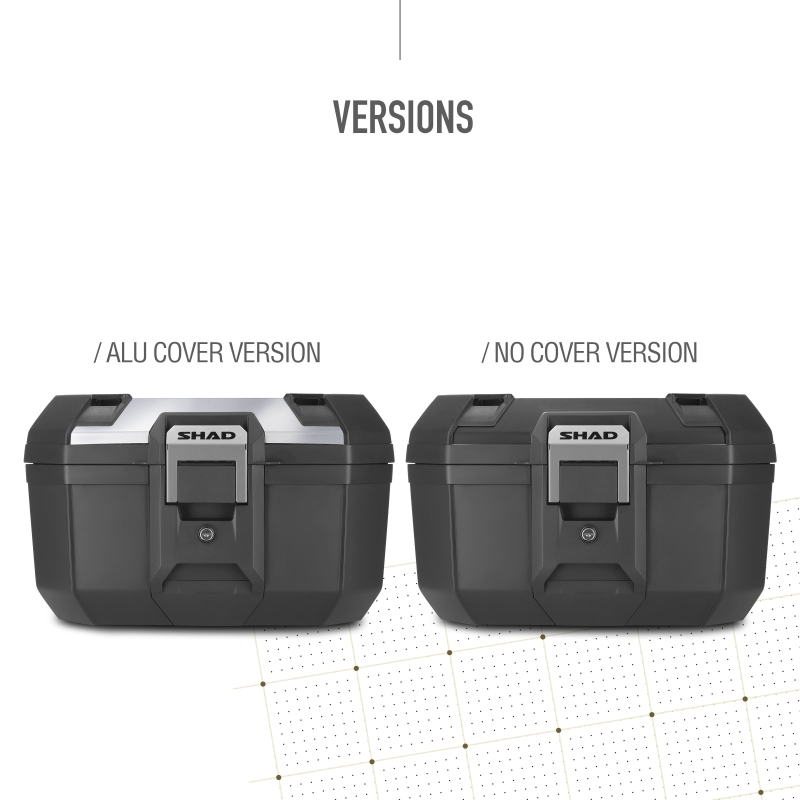 SHAD Motorcycle Top Case TR46 TERRA - D0TR46200