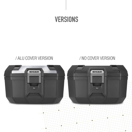 SHAD Motorcycle Top Case TR46 TERRA - D0TR46200