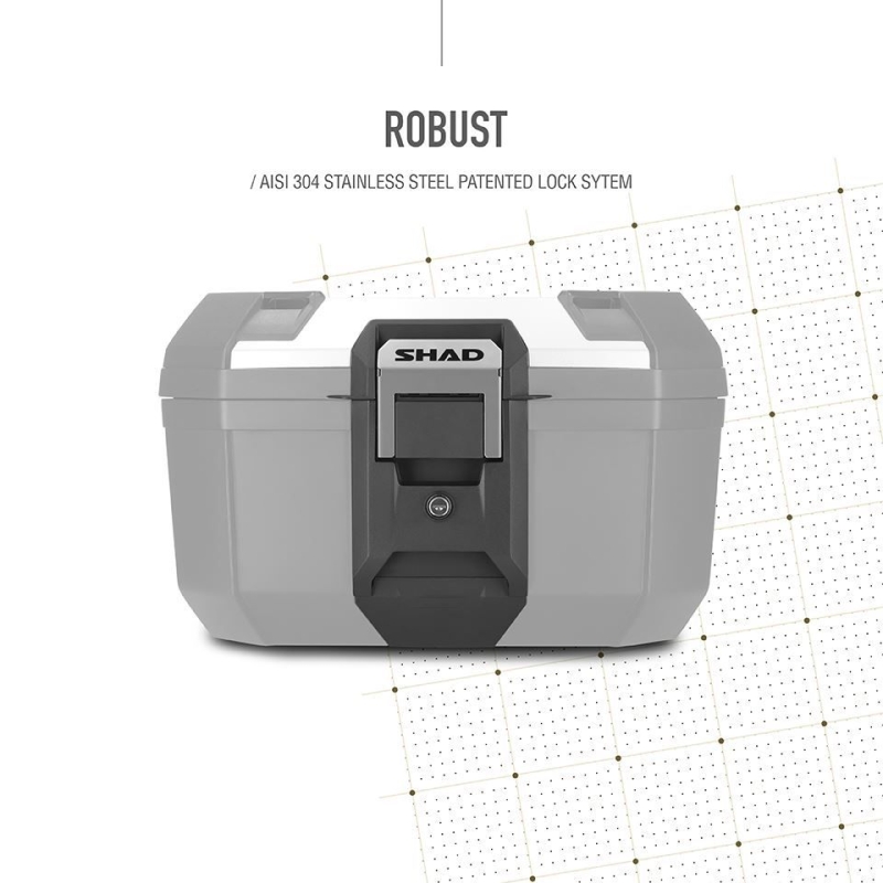 SHAD Motorcycle Top Case TR46 TERRA - D0TR46200