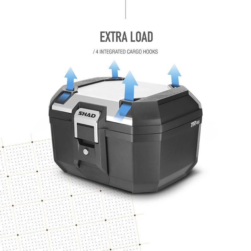 SHAD Motorcycle Top Case TR46 TERRA - D0TR46200