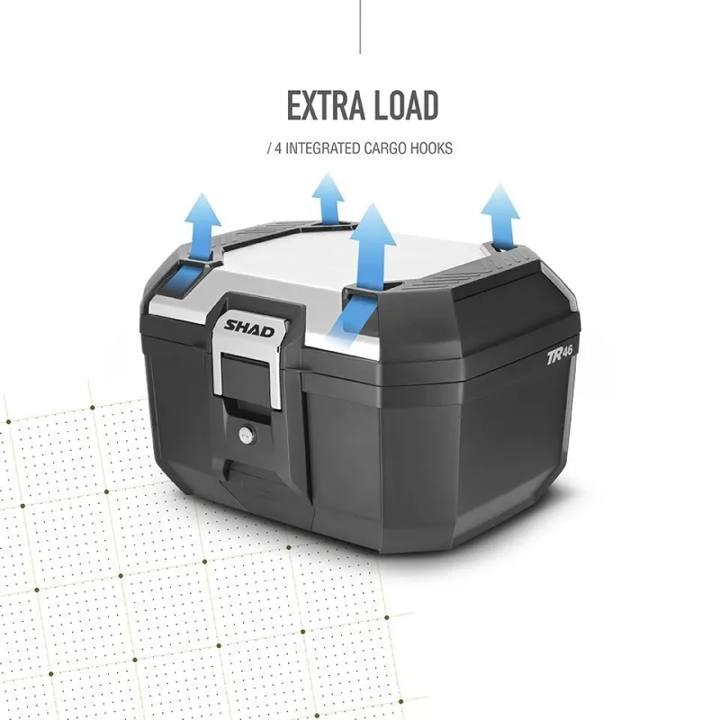 SHAD Top Case moto TR46 TERRA - D0TR46200