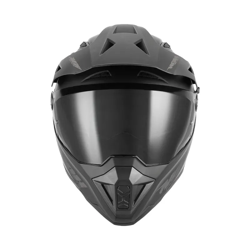 NOX casque trail moto N350 noir mat