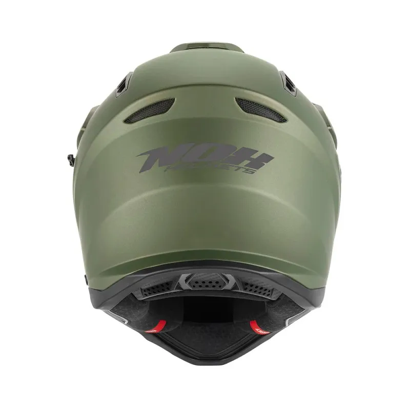 NOX casque trail moto N350 kaki mat