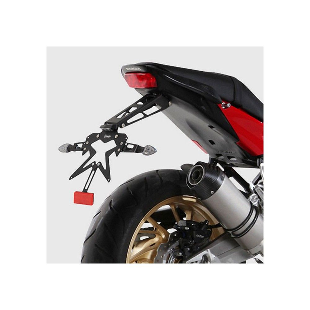 ermax honda CB650 F 2017 2018 support de plaque ALU noir SUP10 + platine de fixation