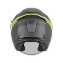NOX jet helmet moto scooter N130 EKTO matt black / neon yellow