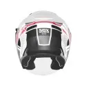 NOX jet helmet moto scooter N130 EKTO white / pink