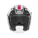 NOX jet helmet moto scooter N130 EKTO white / pink