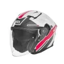 NOX jet helmet moto scooter N130 EKTO white / pink