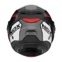 NOX SPINNER ARK full-face modular helmet for motorcycles and scooters black / white / red