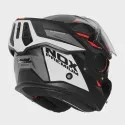 NOX SPINNER ARK full-face modular helmet for motorcycles and scooters black / white / red