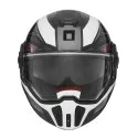 NOX casque modulable intégral jet moto scooter SPINNER ARK noir / blanc / rouge