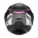NOX SPINNER ARK full-face modular helmet for motorcycles and scooters black / white / red