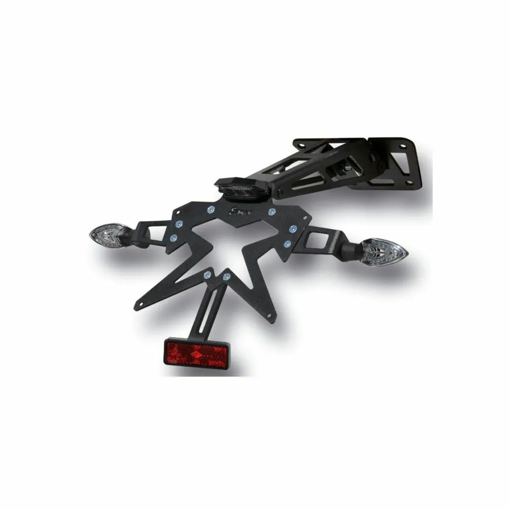 ermax suzuki GSX S 1000 + F 2015 2021 support de plaque ALU noir SUP10 + platine de fixation