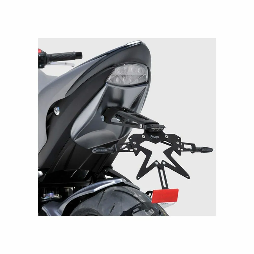 ermax suzuki GSX S 1000 + F 2015 2021 support de plaque ALU noir SUP10 + platine de fixation