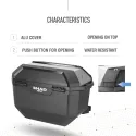 SHAD Paire de valise latérale TR27 TERRA 27L aluminium - D0TR27200