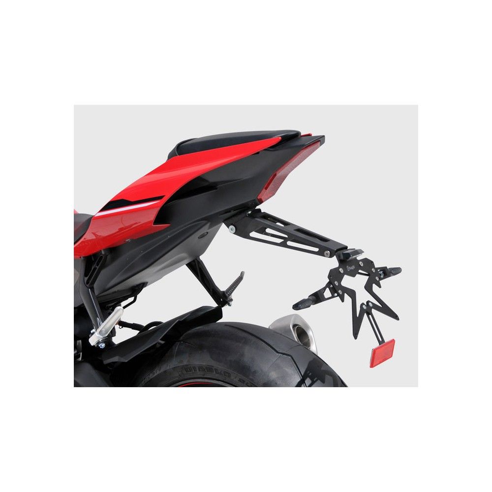 ermax yamaha YZF R1 2015 2019 support de plaque ALU SUP10 noir