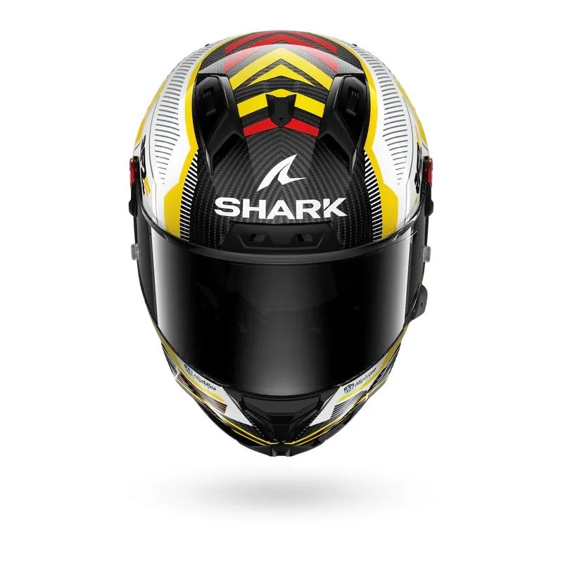 SHARK casque moto intégral AERON GP REPLICA RAUL FERNANDEZ blanc / jaune
