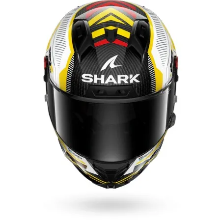 SHARK integral motorcycle helmet AERON GP REPLICA RAUL FERNANDEZ white / yellow