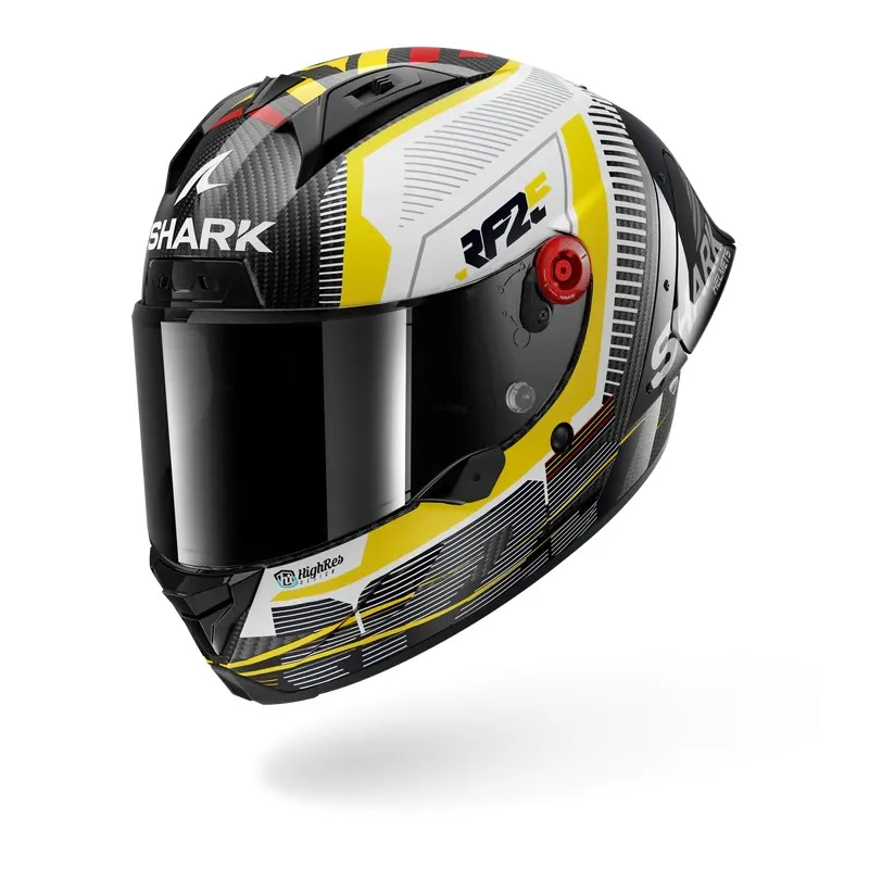 SHARK casque moto intégral AERON GP REPLICA RAUL FERNANDEZ blanc / jaune