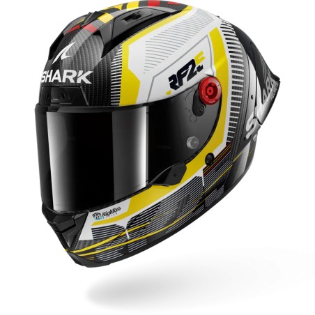 SHARK casque moto intégral AERON GP REPLICA RAUL FERNANDEZ blanc / jaune