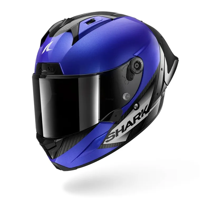 SHARK casque moto intégral AERON GP BLANK SP bleu