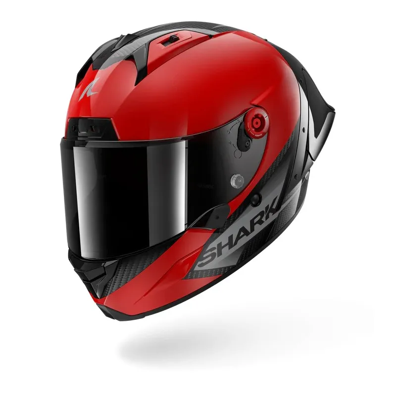SHARK integral motorcycle helmet AERON GP BLANK SP red