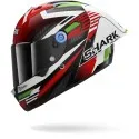 SHARK casque moto intégral AERON GP FIM RACING1 FIRSTLAP carbone / bleu / vert