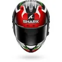 SHARK casque moto intégral AERON GP FIM RACING1 FIRSTLAP carbone / bleu / vert