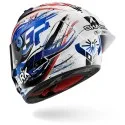 SHARK casque moto intégral AERON GP FIM RACING1 ZARCO SIGNATURE blanc / noir / bleu