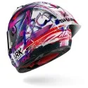 SHARK casque moto intégral AERON GP FIM RACING1 ZARCO SIGNATURE blanc / violet
