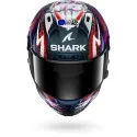 SHARK casque moto intégral AERON GP FIM RACING1 ZARCO SIGNATURE blanc / violet