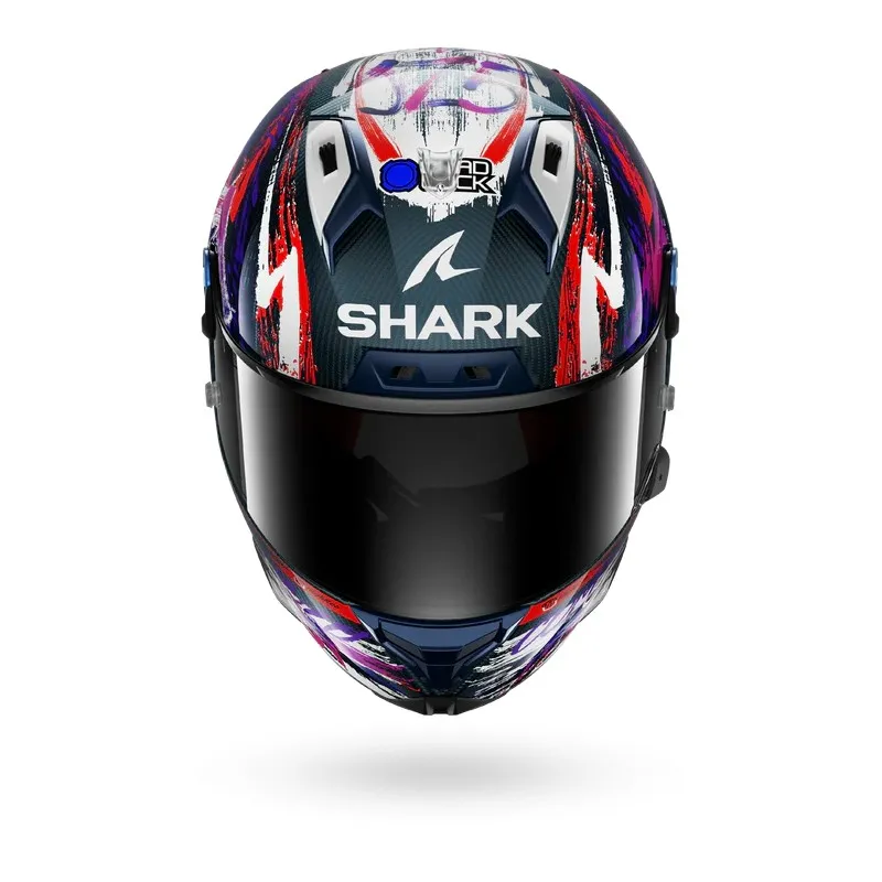 SHARK integral motorcycle helmet AERON GP FIM RACING1 FIRSTLAP white / purple
