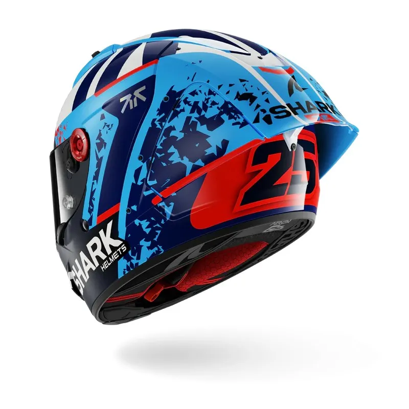 SHARK casque moto intégral AERON GP FIM RACING1 RAUL FERNANDEZ bleu / blanc