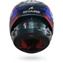 SHARK casque moto intégral AERON GP FIM RACING1 REPLICA ZARCO VICTORY 2025 carbone / bleu / chrome