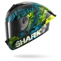 SHARK casque moto intégral AERON GP FIM RACING2 SPEED-VIB carbone / bleu / vert