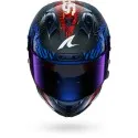 SHARK integral motorcycle helmet AERON GP FIM RACING2 SPEED-VIB carbon / blue / red
