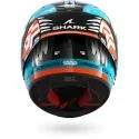 SHARK casque moto intégral AERON GP FIM RACING2 SPEED-FANCY carbone / blanc / bleu