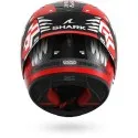 SHARK casque moto intégral AERON GP FIM RACING2 SPEED-FANCY carbone mat / blanc / rouge