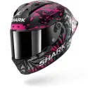 SHARK casque moto intégral AERON GP FIM RACING2 REPLICA REDDING noir mat / violet / bleu
