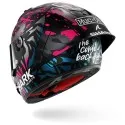 SHARK integral motorcycle helmet AERON GP FIM RACING2 REPLICA REDDING matte black / purple / blue
