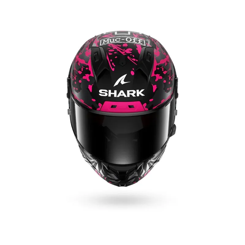 SHARK casque moto intégral AERON GP FIM RACING2 REPLICA REDDING noir mat / violet / bleu