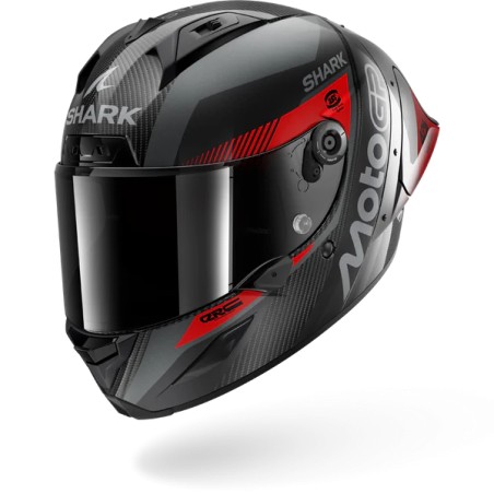 SHARK casque moto intégral AERON GP FIM RACING2 MOTOGP carbone / anthracite / rouge