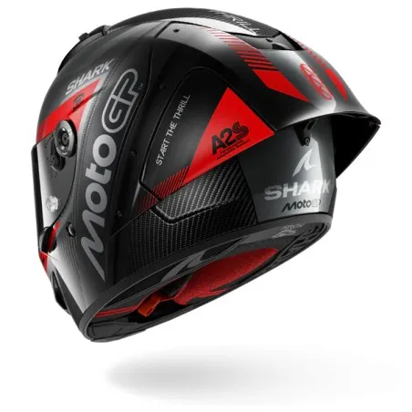 SHARK casque moto intégral AERON GP FIM RACING2 MOTOGP carbone / anthracite / rouge
