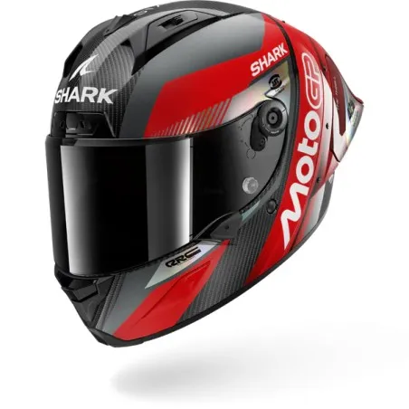 SHARK casque moto intégral AERON GP FIM RACING2 MOTOGP carbone / rouge / chrome