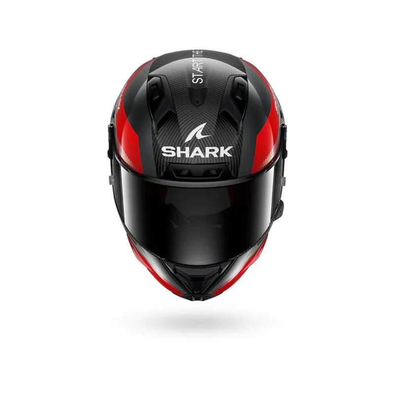 SHARK integral motorcycle helmet AERON GP FIM RACING2 MOTOGP carbon / red / chrome
